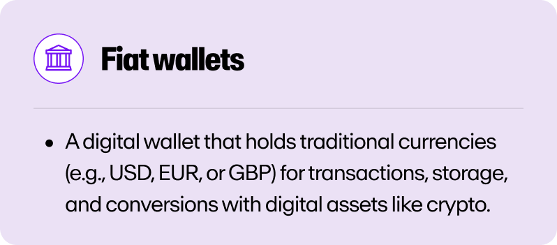 A definition of what is a fiat wallet